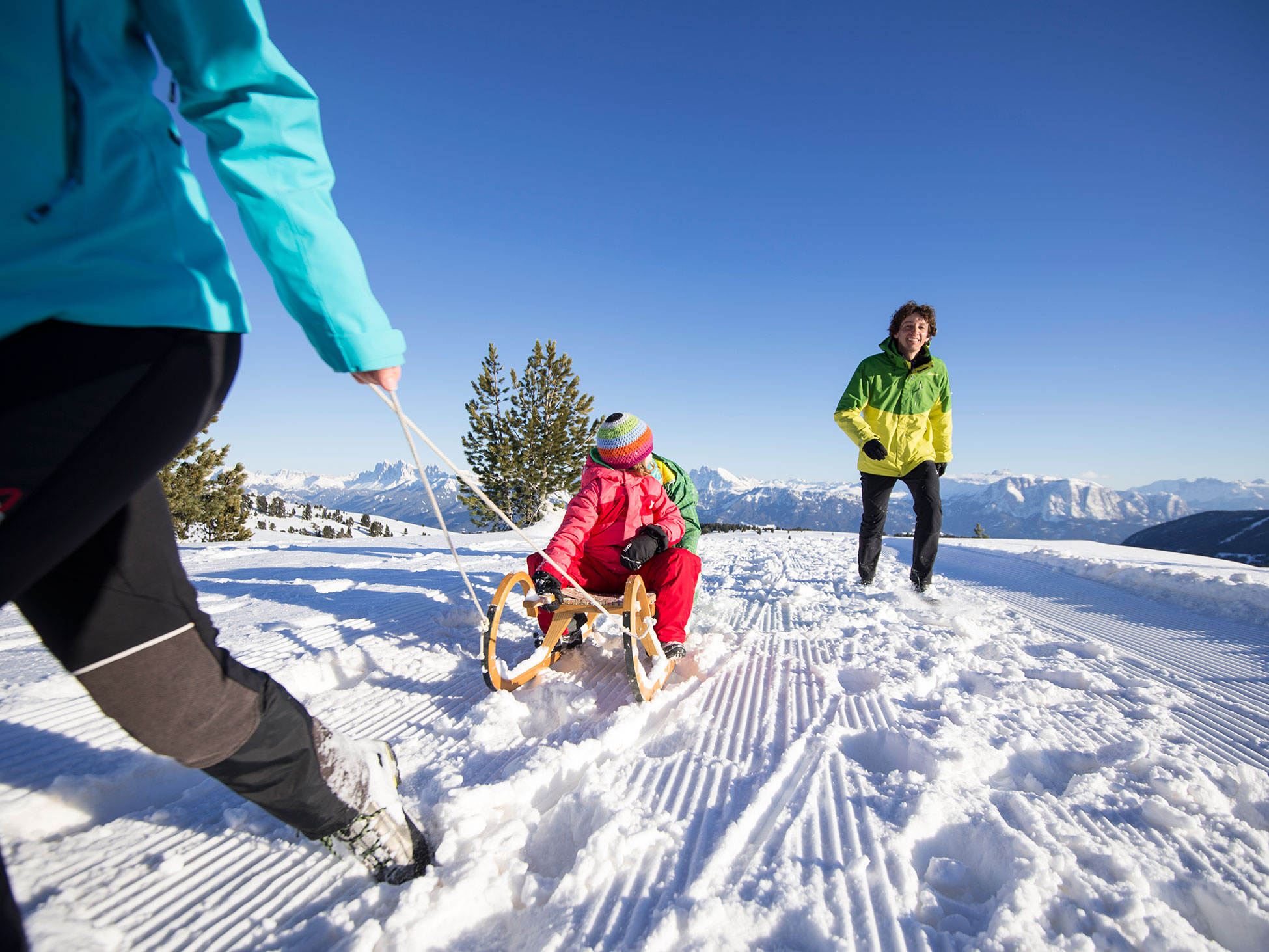 Tobogganing